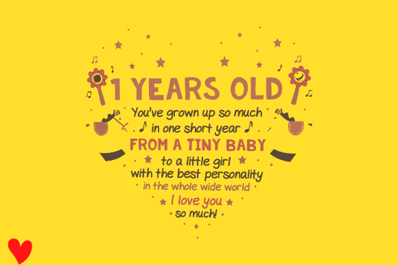 1ST BIRTHDAY DAUGHTER DECORATION SVG PNG for Crafts and Graphics