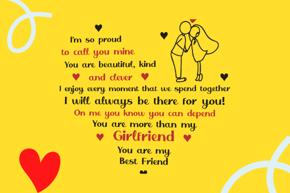ANNIVERSARY VALENTINES GIFT for HER HEART Graphic Design