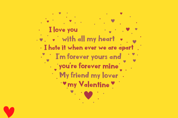 HEART VALENTINES DAY GIFT Graphic Design for Crafts and Content Publishing