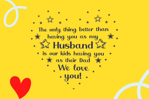 HUSBAND ANNIVERSARY VALENTINES DAY GIFT Graphic Design