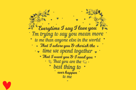 I LOVE YOU PLAQUE HEART SPECIAL GIFT Graphics for Crafts