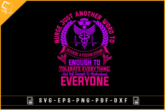 Inspirational Quote Design for Nurse Svg - A Graphic Design Asset for Crafts
