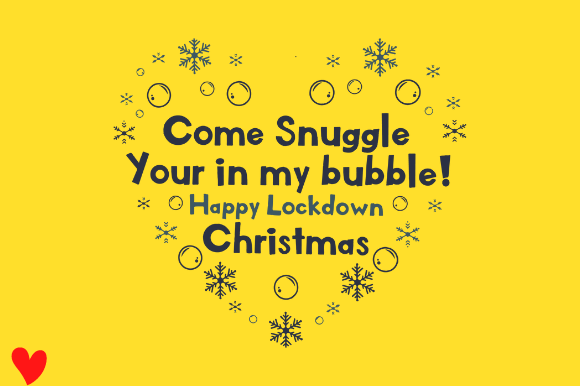 QUARANTINE LOCKDOWN CHRISTMAS Graphic Design for Crafts