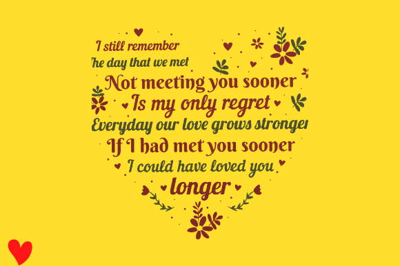 Valentines Day Anniversary Graphic for Crafts and Graphics
